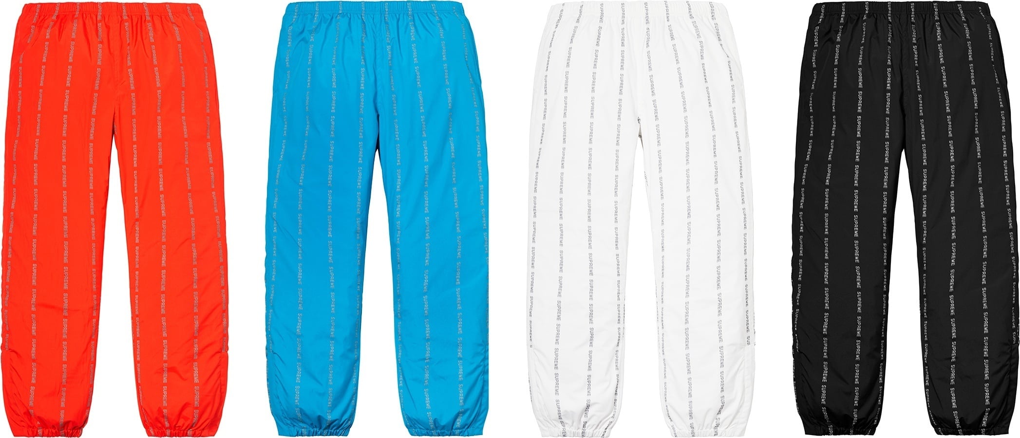 Reflective Text Track Pant